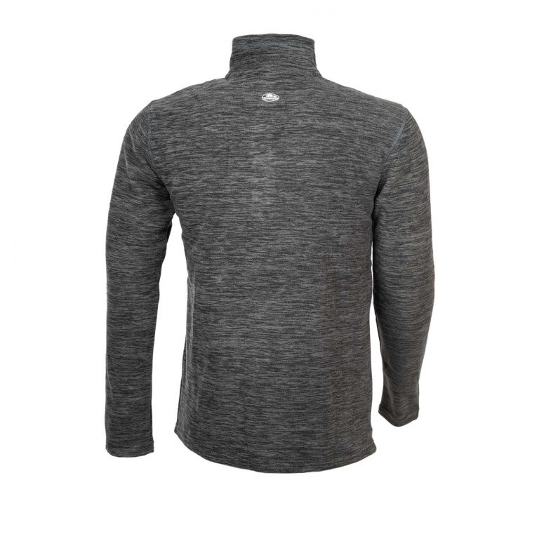 חולצה אפור מלאנג’ לגברים אחורה חולצה אפור מלאנג’ לגברים אחורה