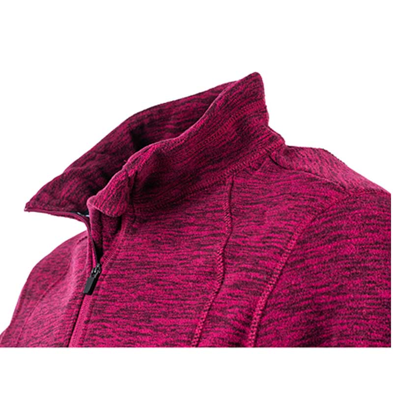 חולצה נשים בורדו מלאנג’ צווארון