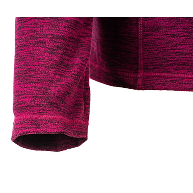 חולצה נשים בורדו מלאנג’ שרוול