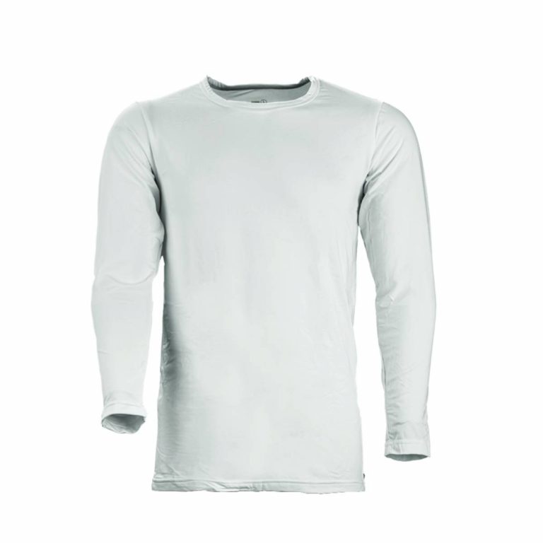 חולצה תרמית לגברים – לבן חולצה תרמית לגברים – לבן