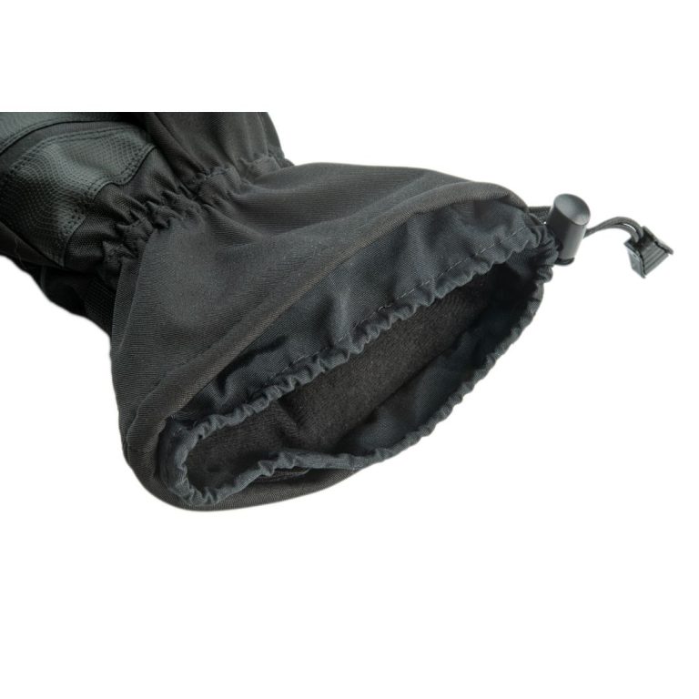 כפפה צבע שחור שרוול