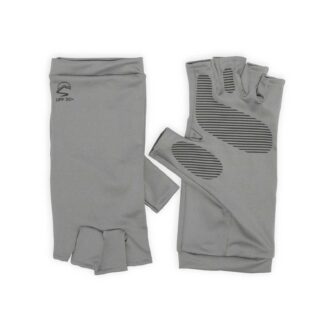 כפפות חצי אצבע אפור