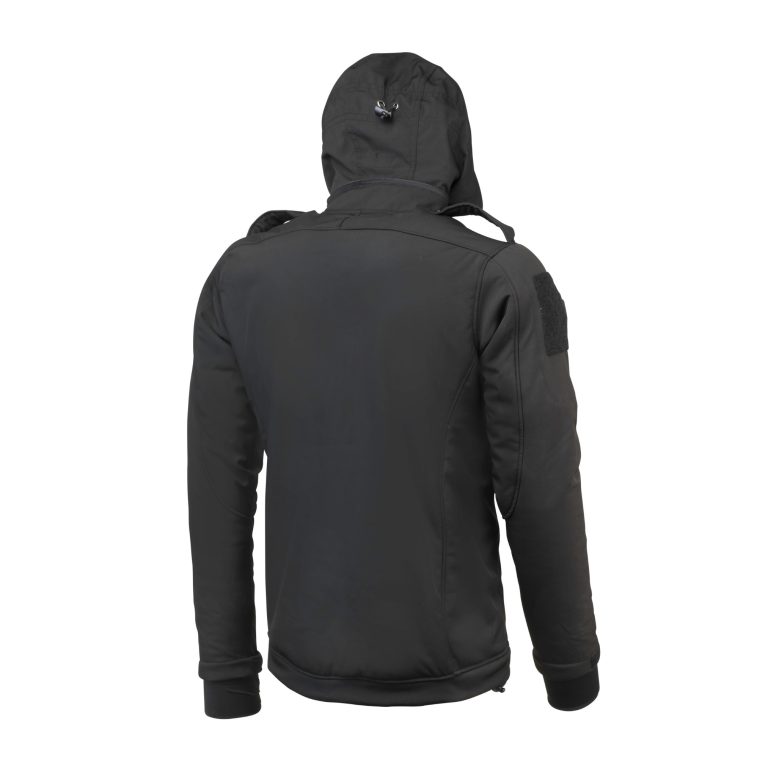 מעיל סוטפשל טקטי שחור אחורה מעיל סוטפשל טקטי שחור אחורה