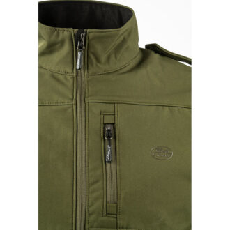 מעיל סופטשל זית פרונט מעיל סופטשל זית פרונט