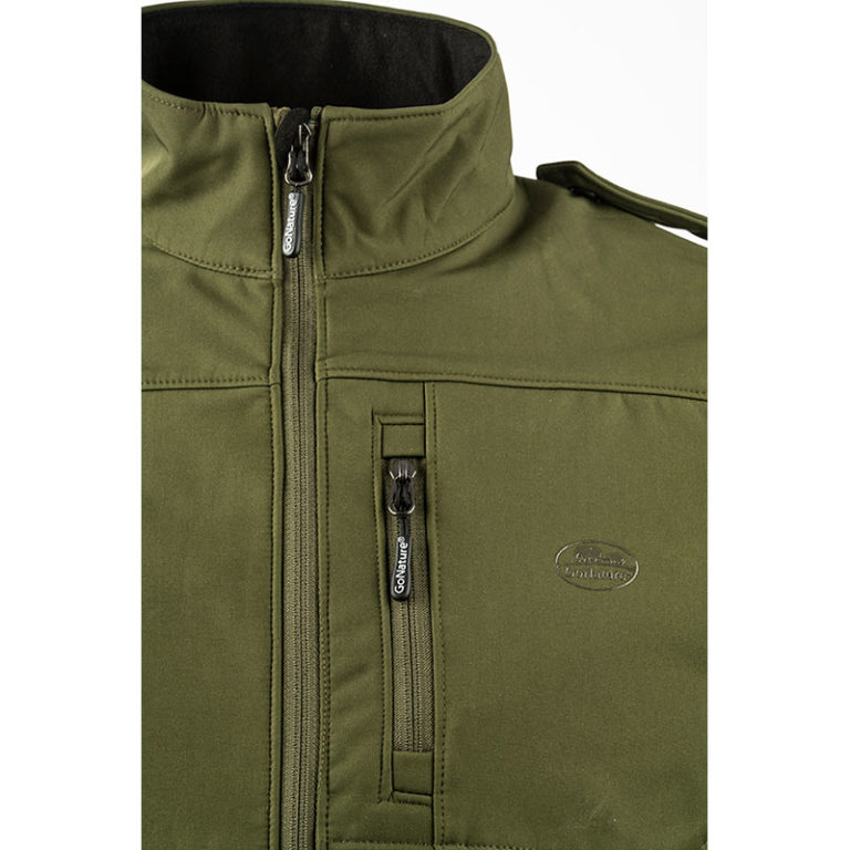 מעיל סופטשל זית פרונט מעיל סופטשל זית פרונט