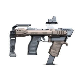 מערכת הסבה לאקדחי גלוק חום בהיר מבט מצד ימין מערכת הסבה לאקדחי גלוק חום בהיר מבט מצד ימין