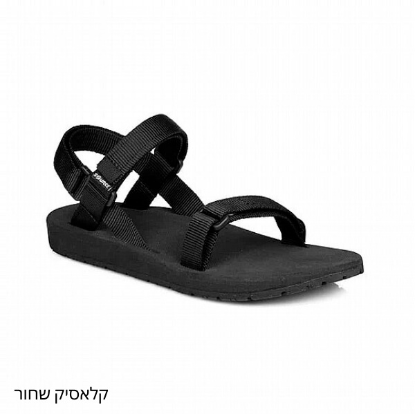 סנדלי שורש לגבר – קלאסיק שחור