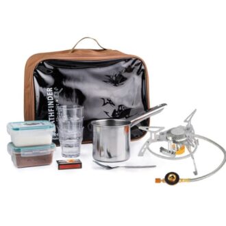 פקל קפה אלפיני עם תיק בעיצוב עכביש