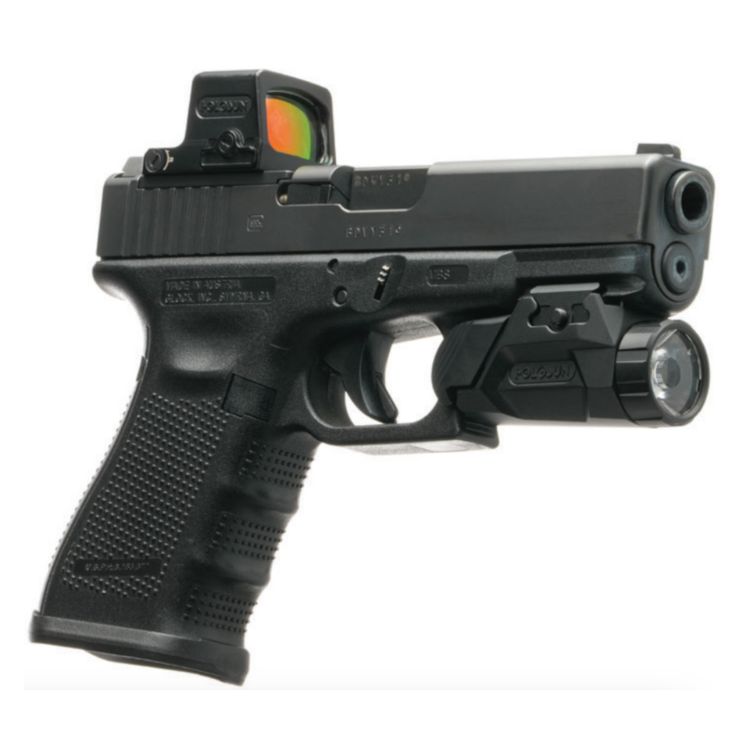 פנס אלומיניום נטען קטן לנשק, עמיד במים, Heavy Duty, עד 500 לומנס(1)