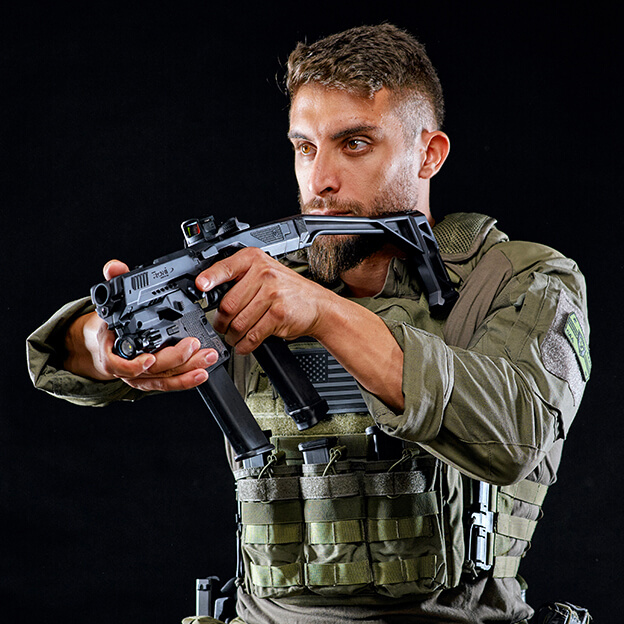 NANO RONI CAA Tactical – ערכת הסבה לאקדח – בשימוש