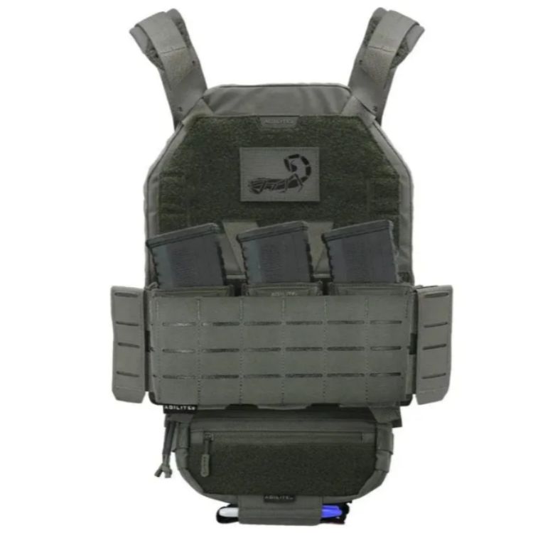 ווסט לחימה סמוי דגם SUB ZERO של Agilite – ירוק ריינג’ר (3)