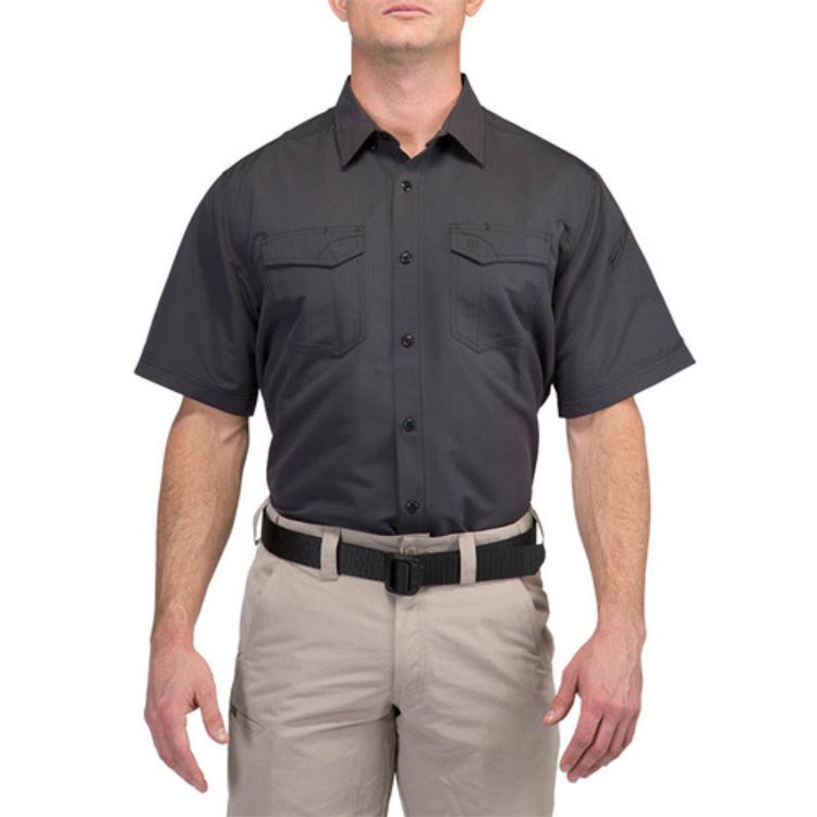 חולצה טקטית קצרה SHORT FAST-TAC – אפור כהה