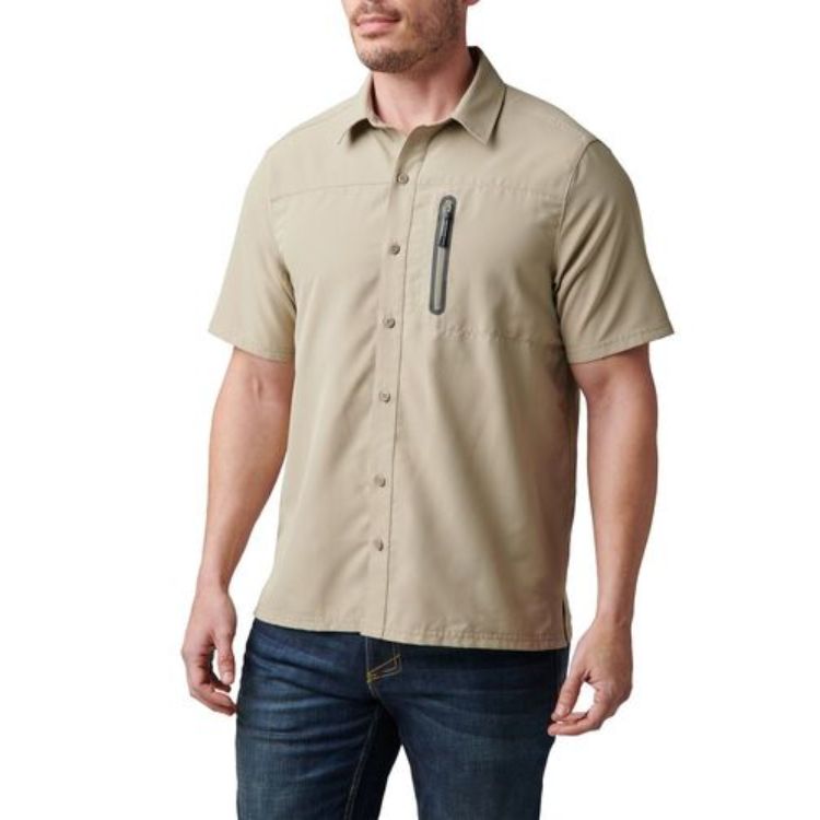 חולצה קצרה לגבר דגם מרקסמן MARKSMAN UTILITY – חאקי