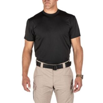 חולצות טי שירט לגברים דגם PERFORMANCE - מארז זוגי - שחור