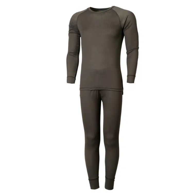 סת תרמי לגבר – חולצה ומכנס – GoNature X-Blazing – ירוק זית