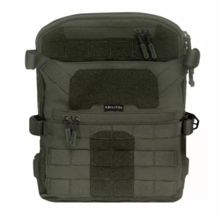 תיק לוחם טקטי עם חיבורי Molle, דגם Micro MAP של Agilite – ירוק (1)