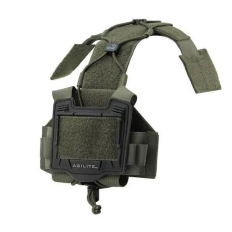 מתאם אמצעים לקסדה עם חיבורי וולקרו – Agilite