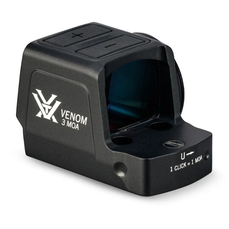 כוונת קומפקטית לאקדח Vortex Venom סגורה עם נקודה אדומה מבית Vortex (2)