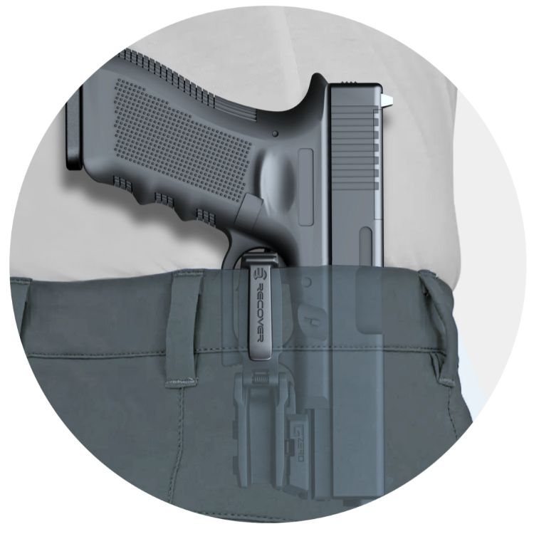 נרתיק אקדח קטן ומינימליסטי, פנימי חיצוני – Recover Tactical (12)